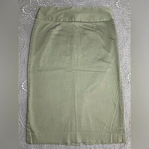 Grace Elements Women’s Olive Green Pencil Skirt Size 6